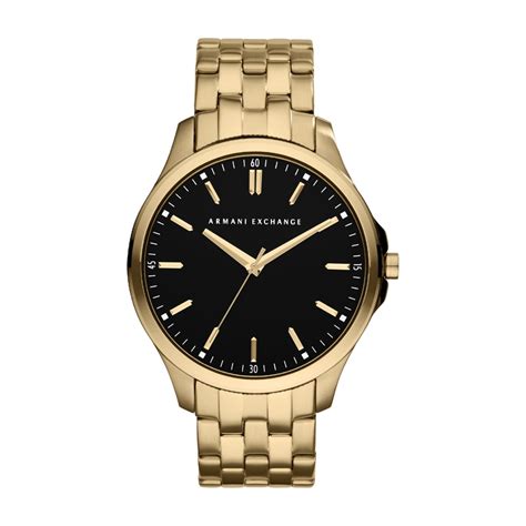 armani reloj dorado